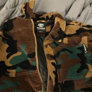 Timberland corduroy camouflage jacket